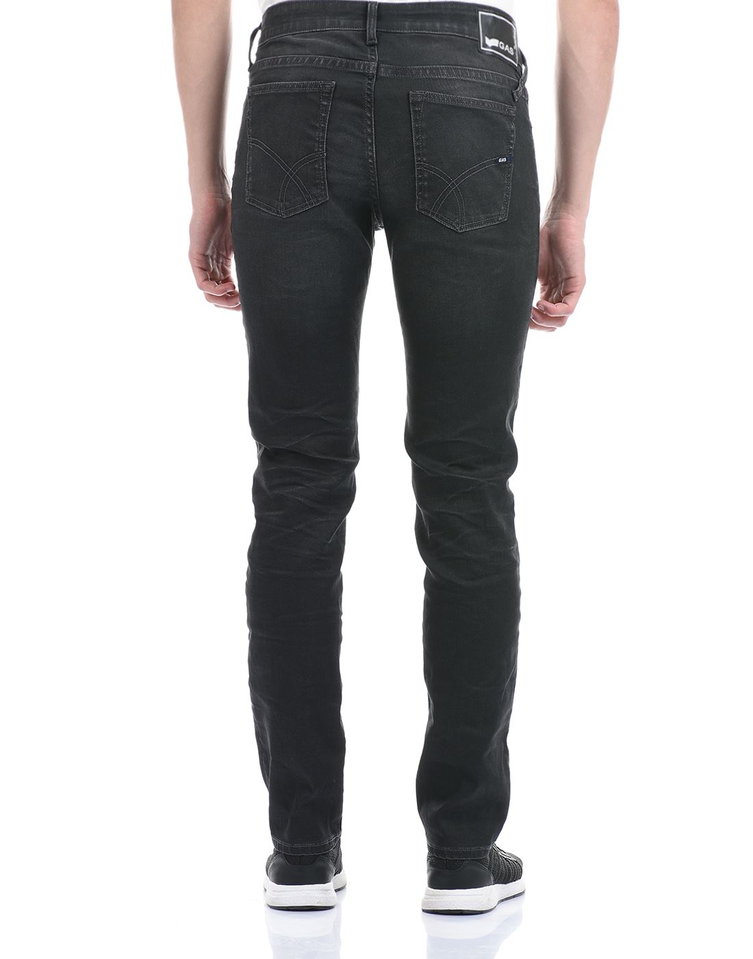 Gas Jeans Men Casual Wear Black Jeans