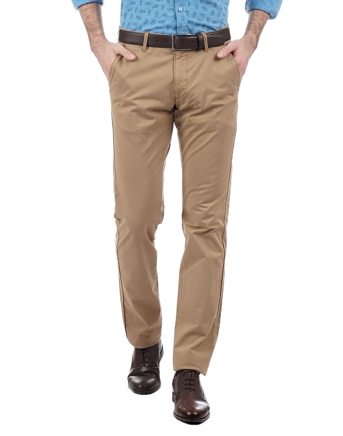 Buy Indian Terrain Men Urban Comfort Fit Trousers - Trousers for Men  20605750 | Myntra
