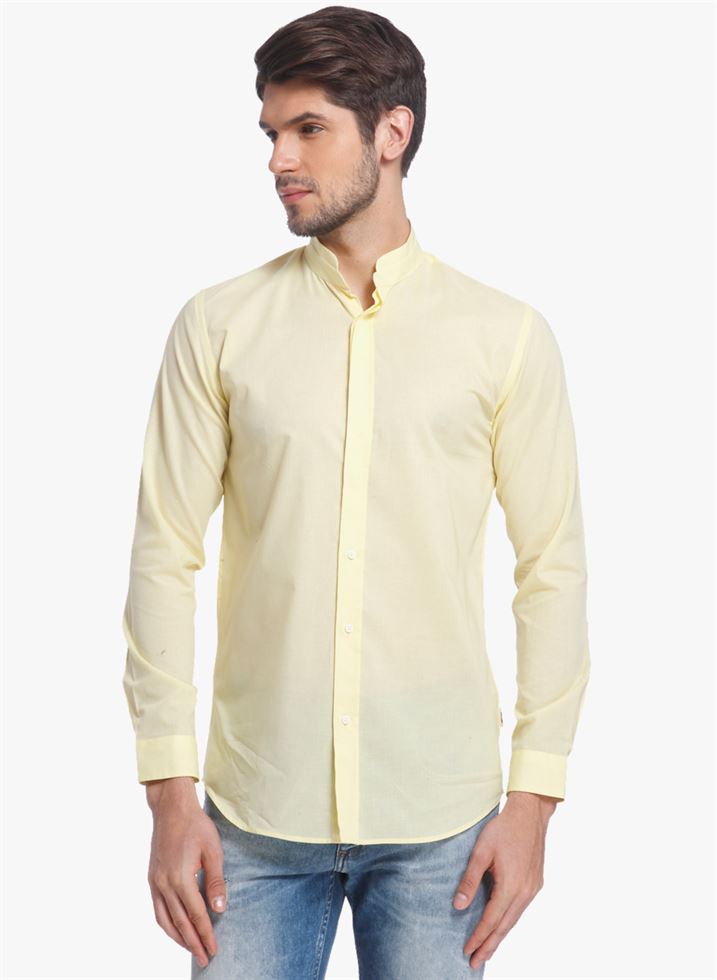 Jack n Jones Men Casual Wear Solid Shirt