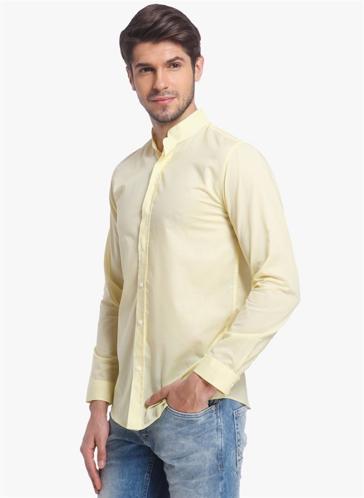 Jack n Jones Men Casual Wear Solid Shirt