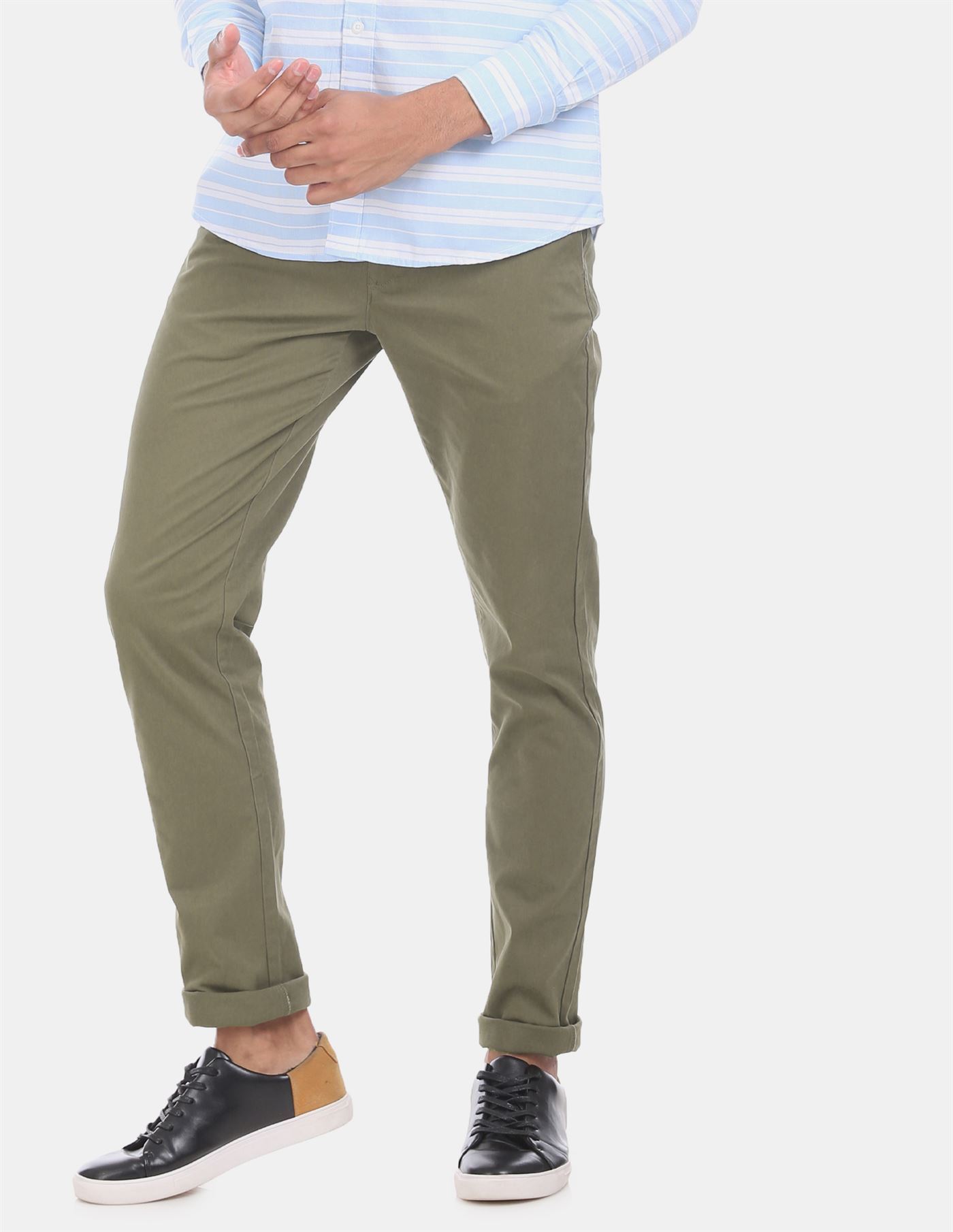 Buy White Trousers & Pants for Men by Arrow Sports Online | Ajio.com