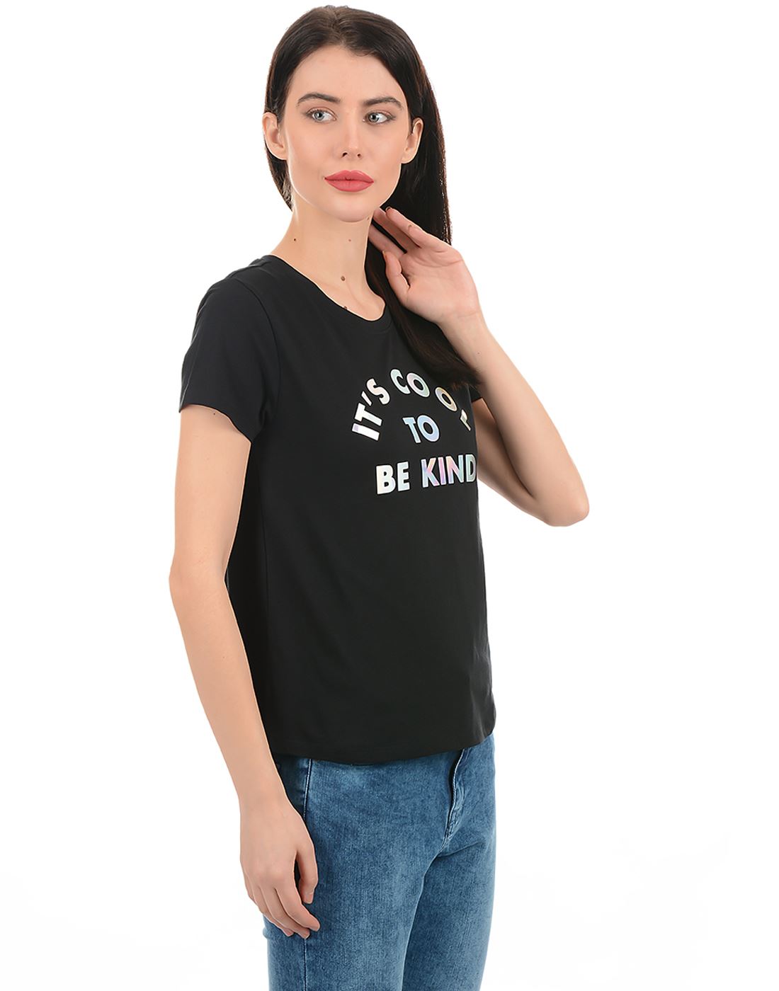 Pepe Jeans Women Black | Casual Black 107403 Wear T-Shirt 