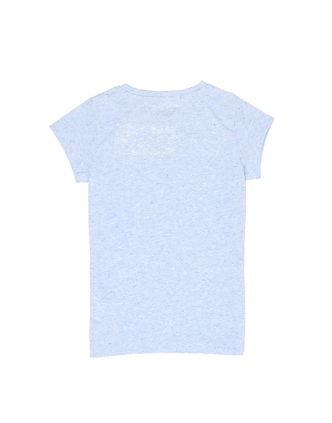 | Pepe Girls 121688 Graphic Print Blue Jeans | Blue T-Shirt
