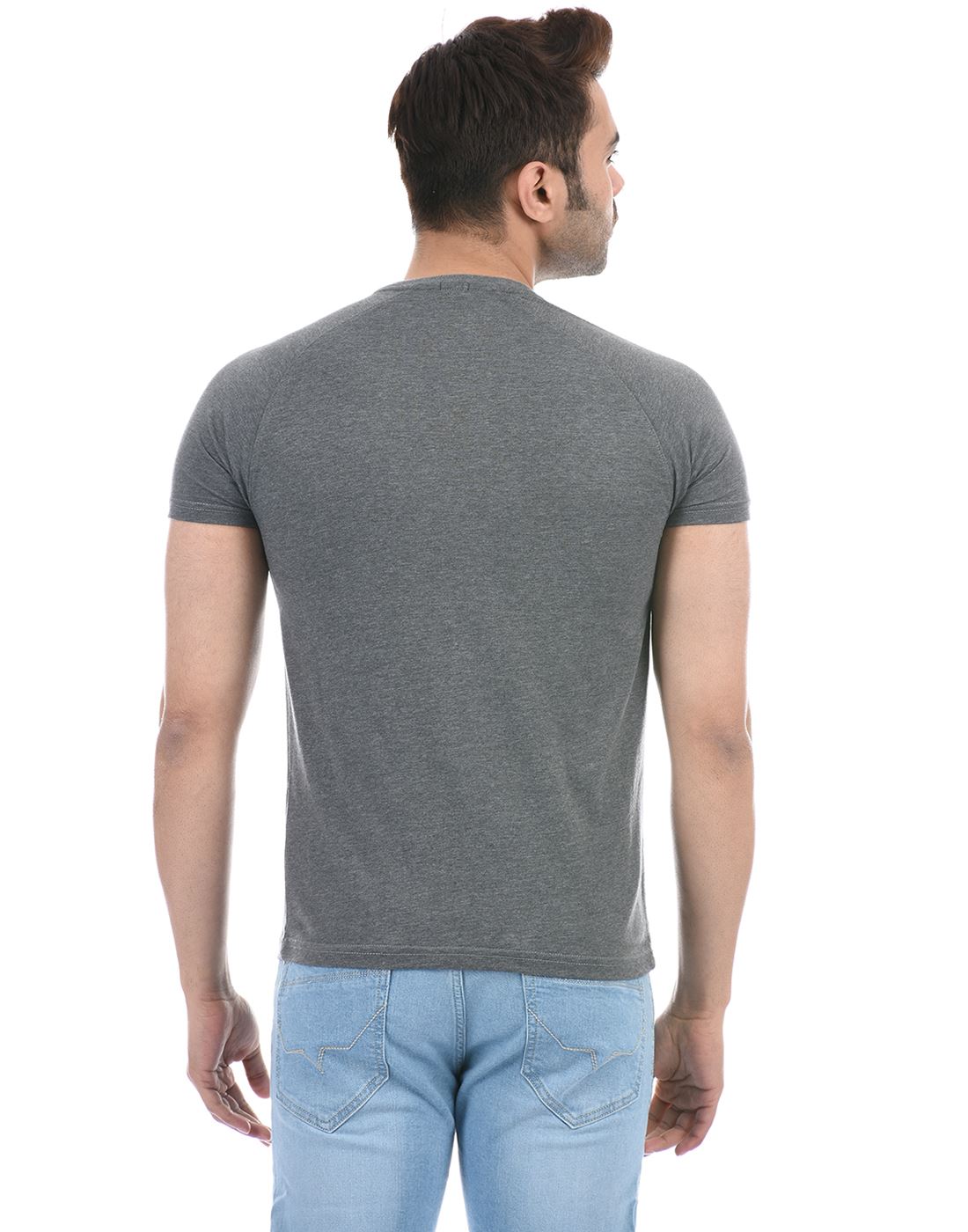 Pepe Jeans Men | | 144422 T-Shirt Casual Grey Grey Wear Solid