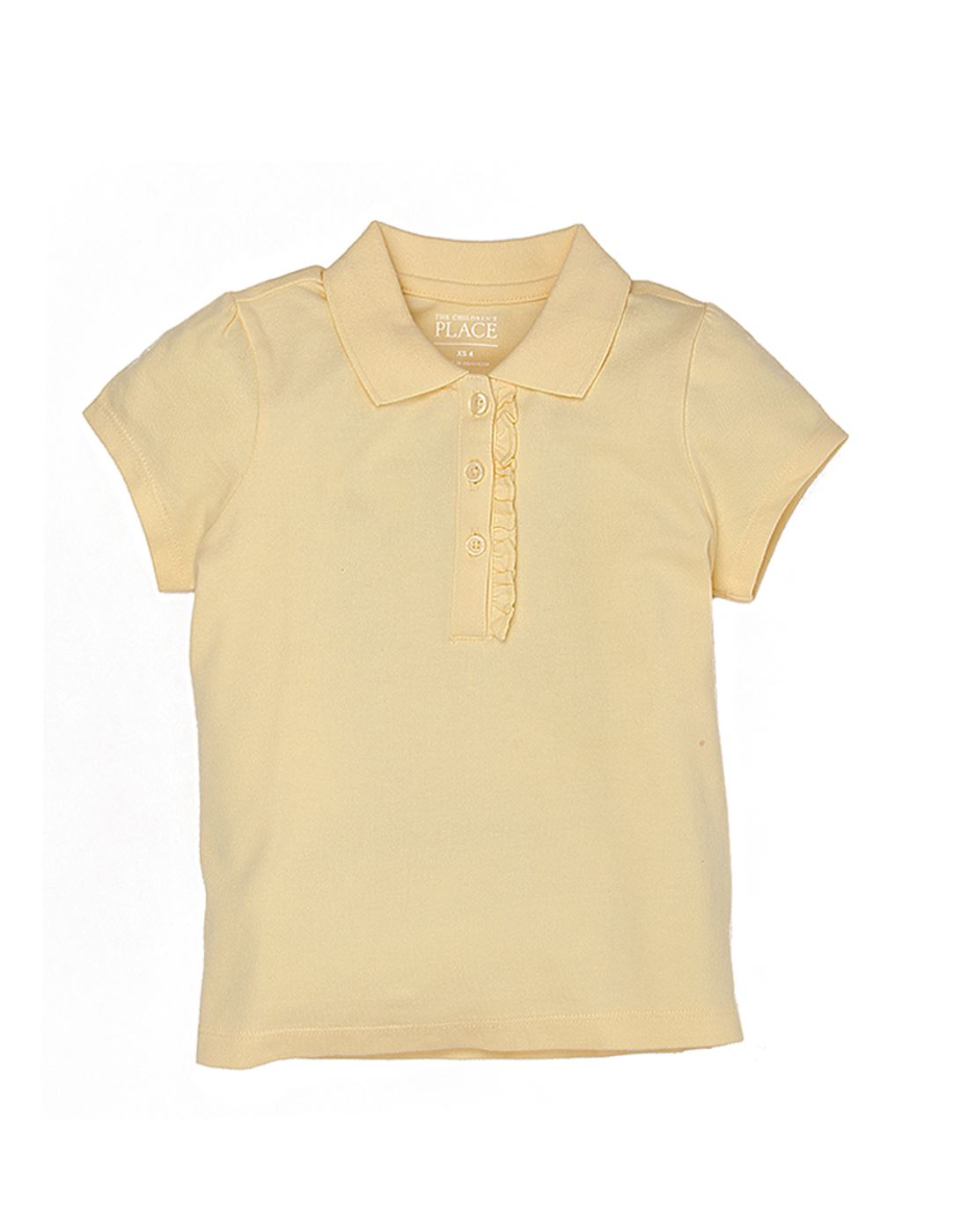 The Children’s Place Girls Casual Wear Solid Polo T-Shirt