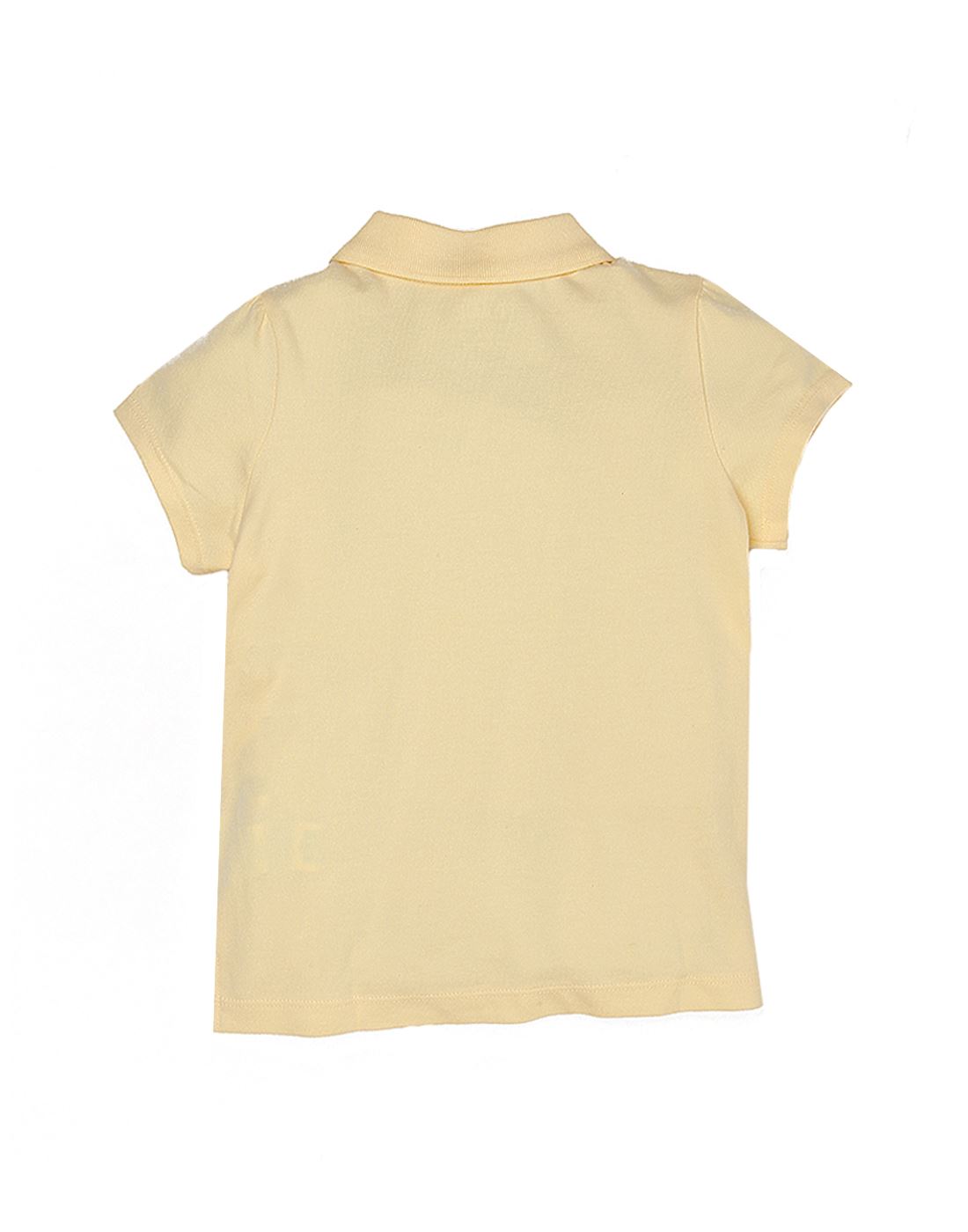 The Children’s Place Girls Casual Wear Solid Polo T-Shirt