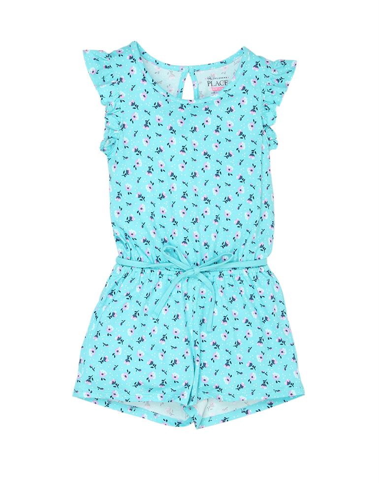 The Children’s Place Girls Casual Wear Floral Print Jump Suit