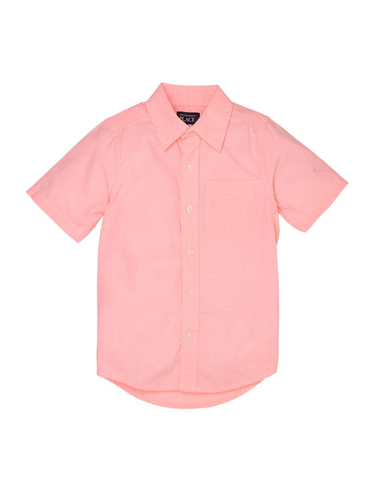 The Children’s Place Boys Casual Wear Solid Shirt