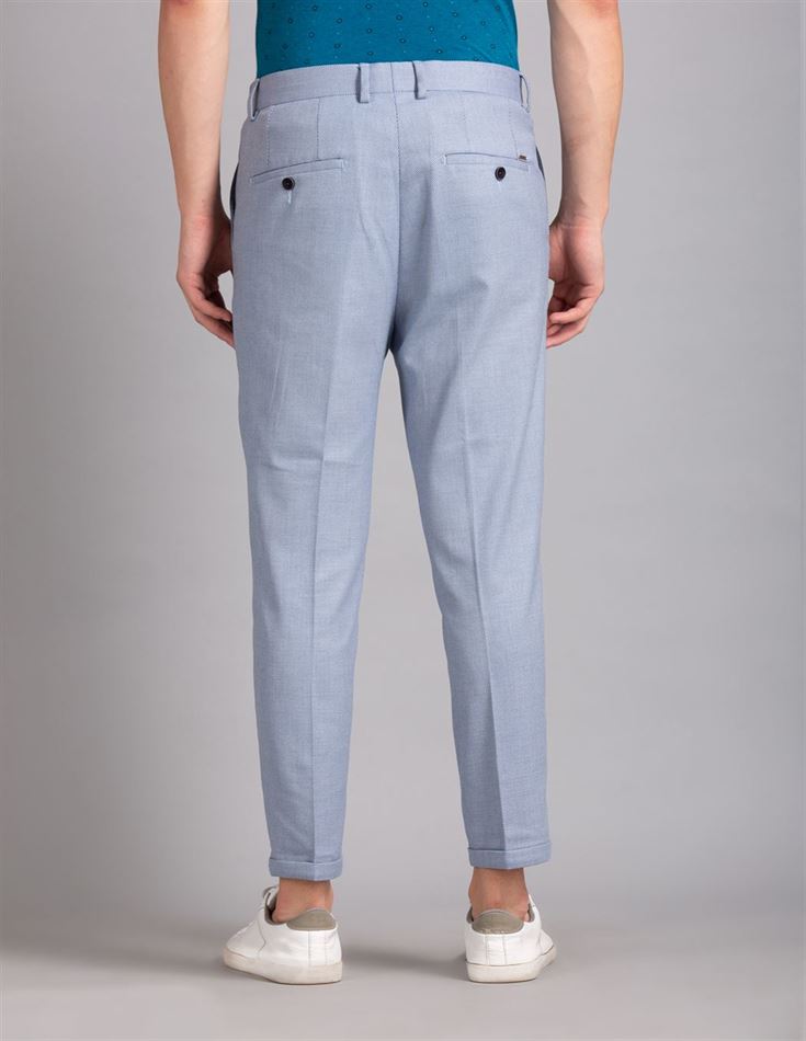 True Blue Men Casual Wear Trousers