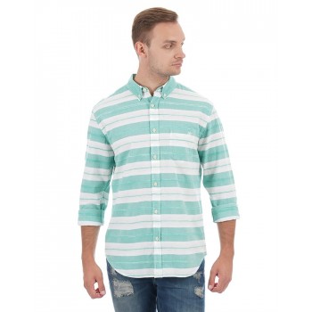 Aeropostale Men Casual Wear Striped  Shirt