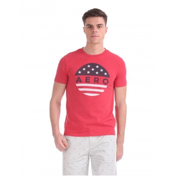 Aeropostale Men Casual Wear Graphic Print T-Shirt