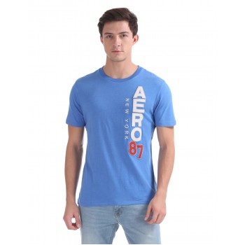 Aeropostale Men Casual Wear Printed T-Shirt