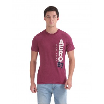 Aeropostale Men Casual Wear Printed T-Shirt