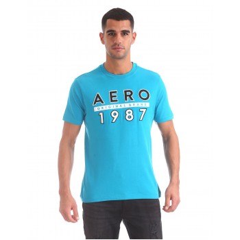 Aeropostale Men Casual Wear Printed T-Shirt