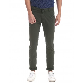 Aeropostale Men Casual Wear Solid Trouser