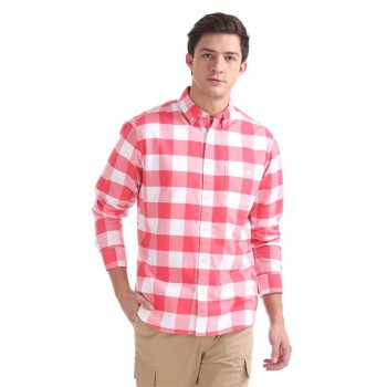 Aeropostale Men Casual Wear Checkered Shirt