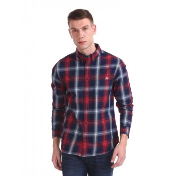 Aeropostale Men Casual Wear Checkered Shirt