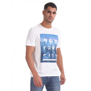 Aeropostale Men Casual Wear Graphic Print T-Shirt