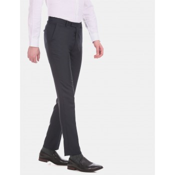 Arrow Men Formal Wear Navy Blue Trouser