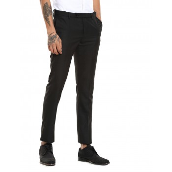 Arrow Men Formal Wear Black Trouser