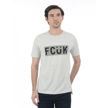 French Connection Men Casual Wear Solid T-Shirt