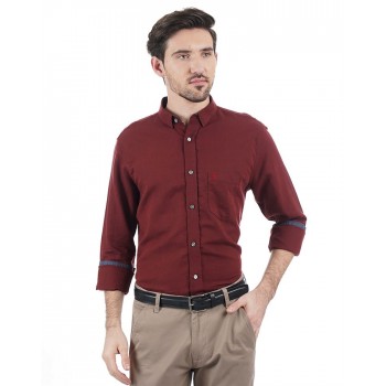 French Connection Men Casual Wear Solid Shirt