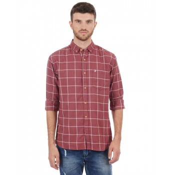 French Connection Men Casual Wear Checkered Shirt