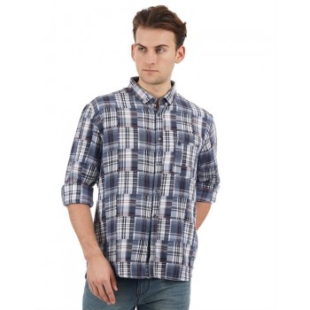 French Connection Casual Wear Checkered Men Shirt