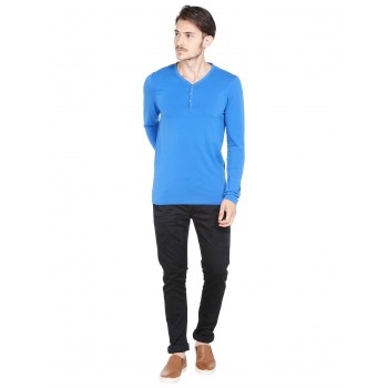 Jack & Jones Men Casual Wear Solid T-shirt