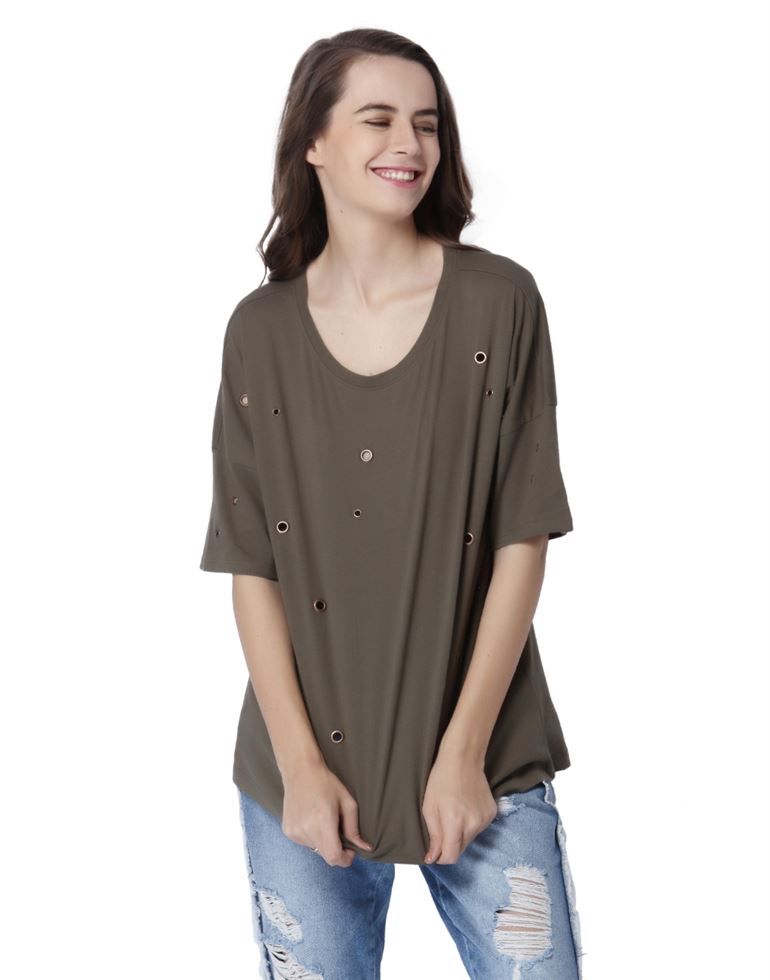 Buy ONLY Womens Embellished Casual Shirt