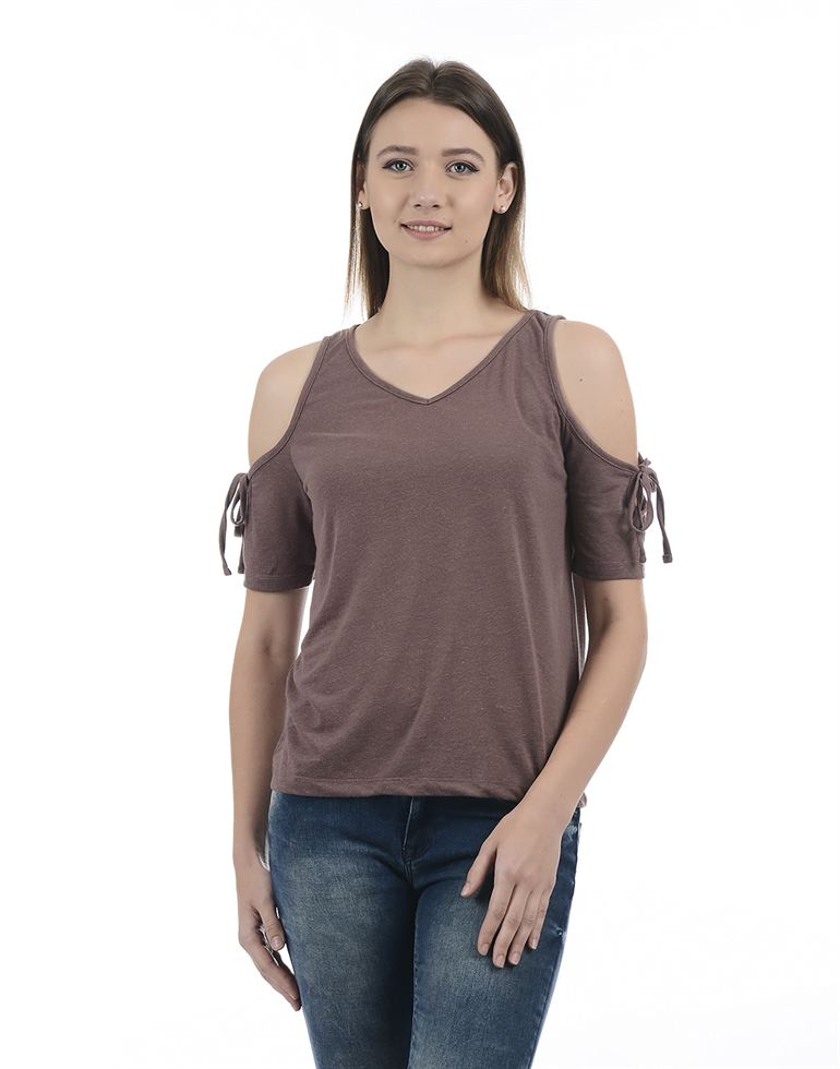 Only Women Casual Wear  T-Shirt