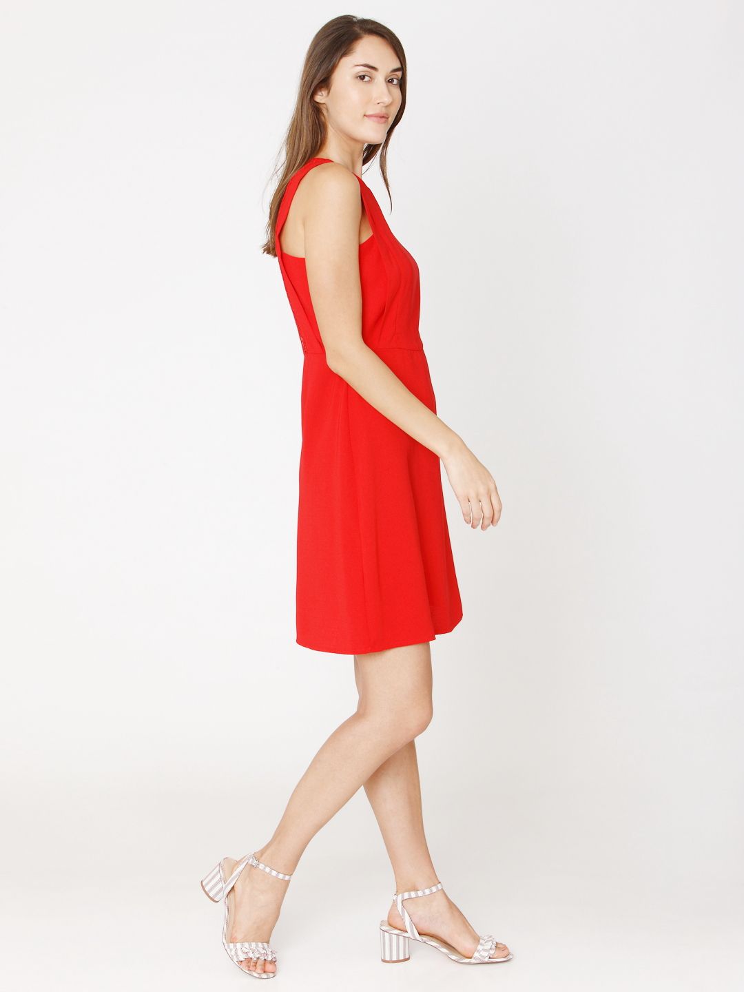 Vero Moda Women Solid Casual Wear Dresses